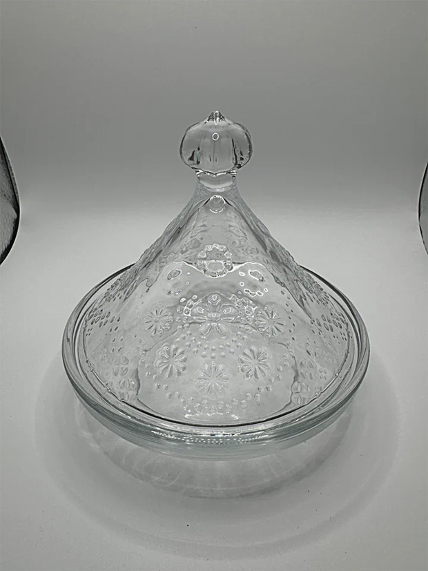 Mini-Tajine-Set aus Kristallglas