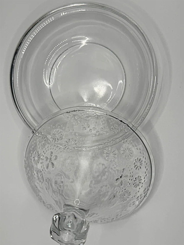 Mini-Tajine-Set aus Kristallglas