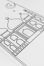 Kinder Gebetsteppich zum Ausmalen